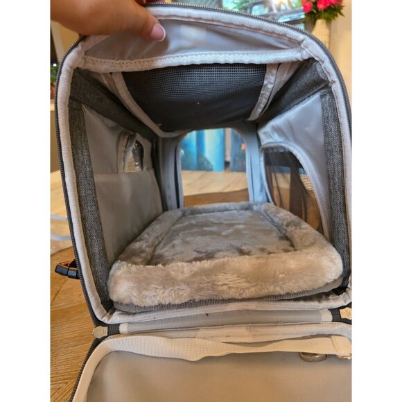 Mr. Peanut's Airline Approved Soft Sided Pet Carrier Small Dog Puppy Cat Kitten - Picture 11 of 16